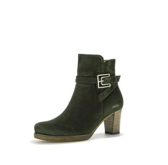 Gabor Women Ankle Boots, Ladies Ankle Boots,Low Boots,Half Boots,Bootie,Ankle high,Zipper,Green (Forest) / 43,37 EU / 4 UK