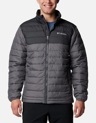 Columbia Mens Columbia Powder Lite II Jacket Mens Grey Puffer Jacket - Size: 38/Regular