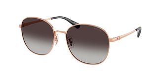 Coach HC7189 CDP39 94078G Womens Sunglasses Gold Size 55