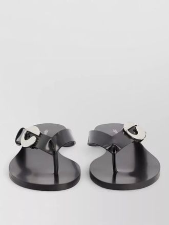 Coperni flat sole slides metal buckle open toe