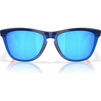 Oakley Frogskins Range 55 Prizm Keyhole Sunglasses in Navy /Prizm Sapphire at Nordstrom