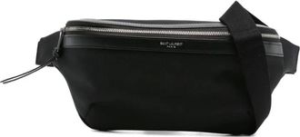 Saint Laurent Tassen, Heren, Zwart, ONE Size, Leer, Klassieke Heuptas