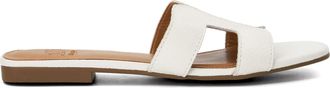 Dune London Ladies LOOPEY Stitch-Detail Slider Sandals Size UK 3 Flat Sandals