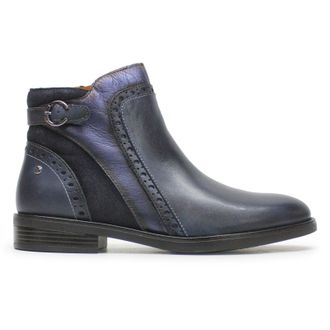 Pikolinos Puertollano W3C-8553 Leather Womens Ankle Boots - Blue - Size:UK 4-4.5