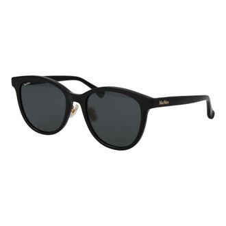 Max Mara Black Acetate Womens Sunglasses