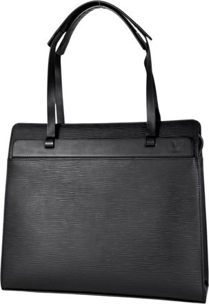 Louis Vuitton Epi Black Noir Epi Leather Shoulder Bag Tote Bag (Pre-Owned)