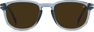 Eyewear by David Beckham DB 1070/S Zonnebril - Heren - Zonnebrillen - Blauw - 53 MM - Accessoires
