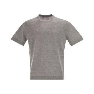 Brunello Cucinelli Heren, Tops, Grijs, Maat: 2XL Katoen