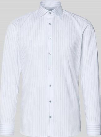 Olymp Level 5 Slim Fit Businesshemd aus Baumwoll-Mix mit Kentkragen in Bleu, Gr&ouml;&szlig;e 38