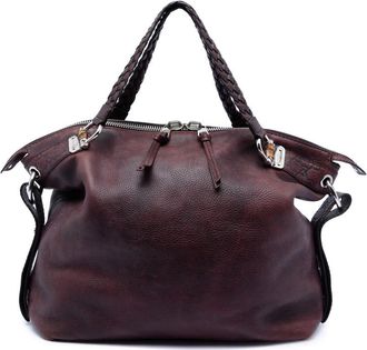 Gucci Pre-owned Gucci Large Leather Bamboo Bar Tote Ladies 232927 002123