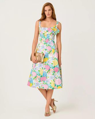 Lilly Pulitzer Nelly Stretch Midi Dress