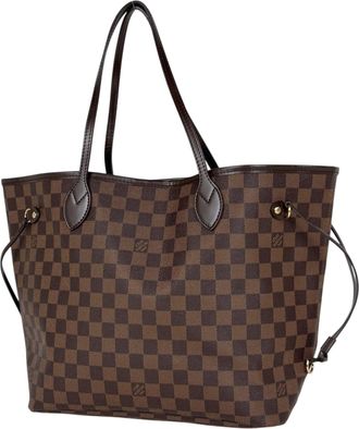 Louis Vuitton Brown Damier Canvas Shoulder Bag Tote Bag (Pre-Owned)