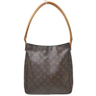 Louis Vuitton Looping Monogram Canvas Brown Canvas Handbag (Pre-Owned)
