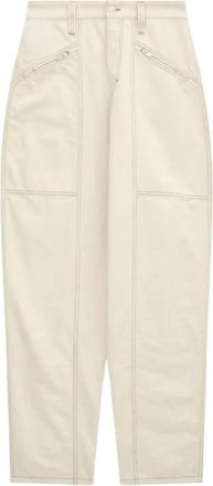 Isabel Marant Isabel Marant, Loose-fit Jeans, female, Beige, Size: XS Fanny Denim Pants