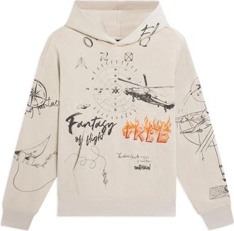 Li-Ning Counterflow Graphic Sweatshirt Beige AWDSH33-2