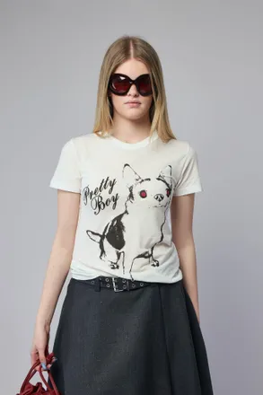 Vaquera Women Pretty Boy Basic T Shirt Knit