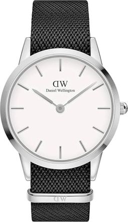 Daniel Wellington Watches, female, Black, Size: ONE SIZE Iconic Nato 40mm
