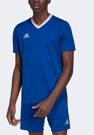 adidas Fussballtrikot ADIDAS PERFORMANCE ENT22 JSY, Herren, Gr. XXL, blau (royal blau), Obermaterial: 100% Polyester, bestickt, V-Ausschnitt, Trikots Fussbal