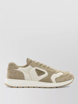 Prada prax low top sneakers suede panels