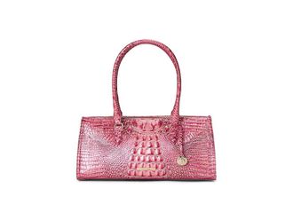 Brahmin Sophia Satchel Womens Handbags French Rose, Leather