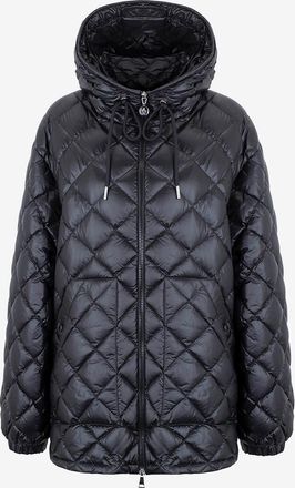 Moncler Leichte Hemd-Daunenjacke mit Kapuze
