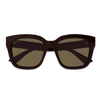 Gucci Sunglasses Gg1338 S 005 Burgundy/Brown Women