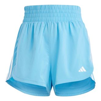 adidas (WMNS) adidas Pacer Training 3-Stripes Woven High-Rise Shorts Asia Sizing Light Blue IS1664