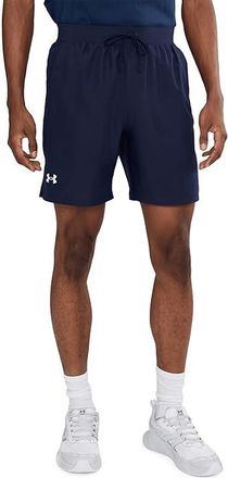 Under Armour 7 Launch Run Unlined Shorts Mens Shorts Midnight Navy/Midnight Navy/White : MD 7, Polyester