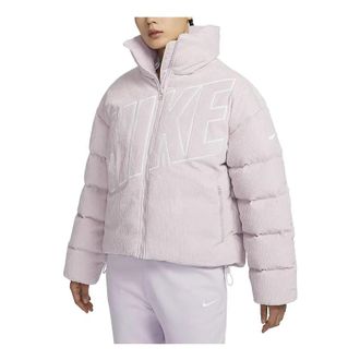 Nike (WMNS) Nike Sportswear Essential Therma-FIT Oversized Corduroy Puffer Purple Grey FD8214-019