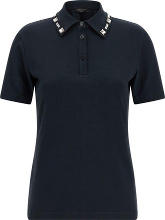 Fabiana Filippi Polo con cuello de cristales