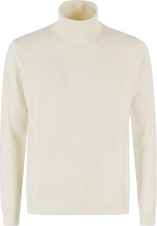 Roberto Collina Truien & Vesten, Heren, Wit, XL, Coltruien