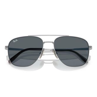 Ray-Ban Sunglasses, unisex, Gray, Size: 59 MM Titanium Aviator Sunglasses