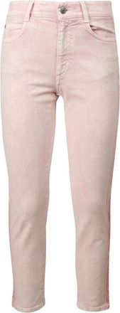 Stella McCartney Jeans met Logoband - Dames - Skinny Jeans - Roze - W27 - Katoen - Jeans