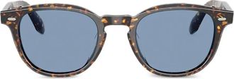 Oliver Peoples Occhiali da sole N.09 Sun con effetto tartarugato - Marrone