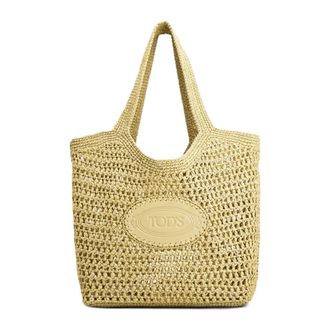 Tod's Shoppingtas - Dames - Shoppers - Geel - ONE Size - Tassen