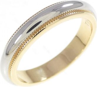 Tiffany & Co. Yellow Gold (18K) Platinum 950 Band Ring (Pre-Owned)