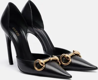 Gucci Boulevard Horsebit leather pumps