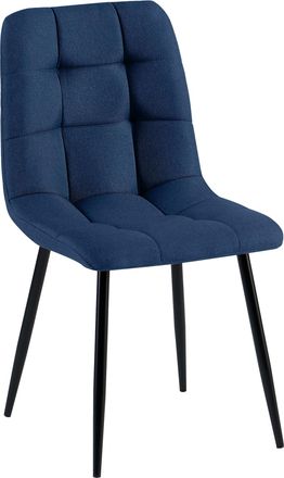 Clp Silla De Comedor Antibes De Tela Azul