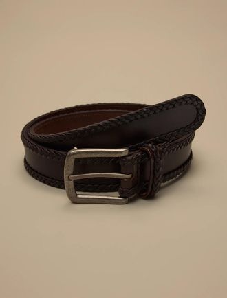 Lucky Brand Braided Edge Belt