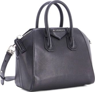 Givenchy Antigona Bag Leather Mini crossbody bag - Nero