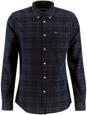 Barbour Hombre, Camisas, Azul, Talla: L