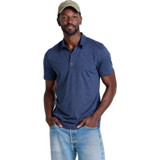 Toad & Co Tempo Short Sleeve Polo in True Navy at Nordstrom, Size X-Large