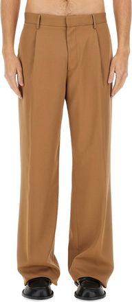 Lardini Mens Wool Pants - Tan - Size EU 50 (Mens)