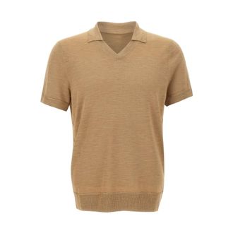 HUGO BOSS Tops, Heren, Beige, L, Camel Truien