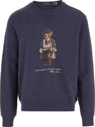Polo Ralph Lauren Polo Bear Print Cotton Blend Sweatshirt