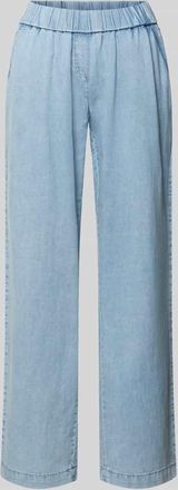 Toni Wide Fit Jeans mit Leinen-Lyocell-Anteil Modell Pia in Hellblau, Gr&ouml;&szlig;e 38
