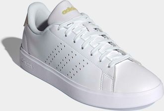 adidas Sneaker ADIDAS SPORTSWEAR ADVANTAGE 2.0, Damen, Gr. 38,5, weiss (cloud wei&szlig;, putty mauve, gold metallic), Synthetik, Schuhe Sneaker, Design auf den Sp