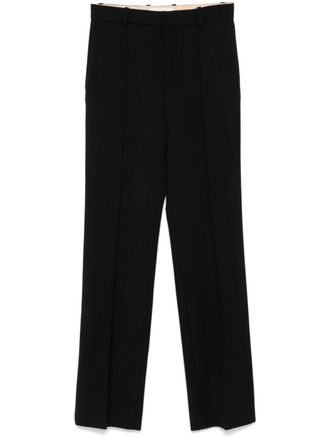 Chlo&eacute; virgin-wool tailored trousers - women - Virgin Wool/Viscose/Cotton - 38 - Black