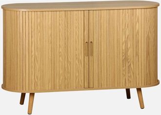 Sweeek Sweeek - Credenza scandinava a 2 ante scorrevoli, 120cm