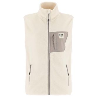 Kari Traa Rothe Vest Fleecegilet f&uuml;r Damen | beige/wei&szlig;